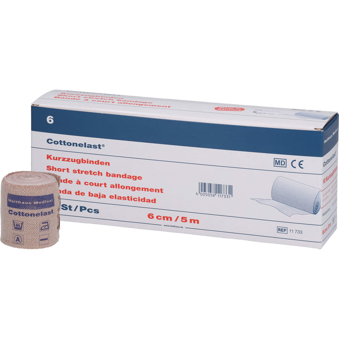 Kurzzugbin Cottonelast 6cmx5m, 10 St BIN