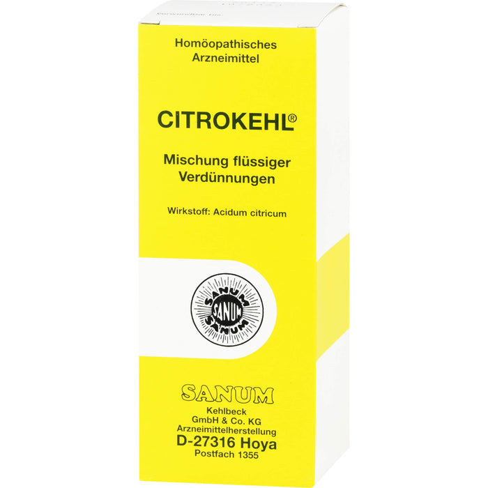SANUM-KEHLBECK Citrokehl Mischung, 100 ml Lösung
