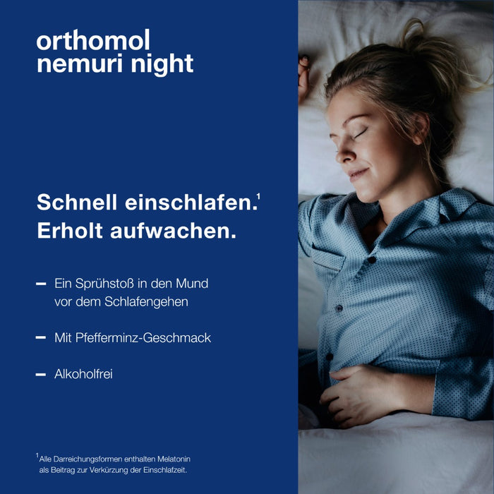 Orthomol Nemuri night (Spray), 25 ml Tagesportionen