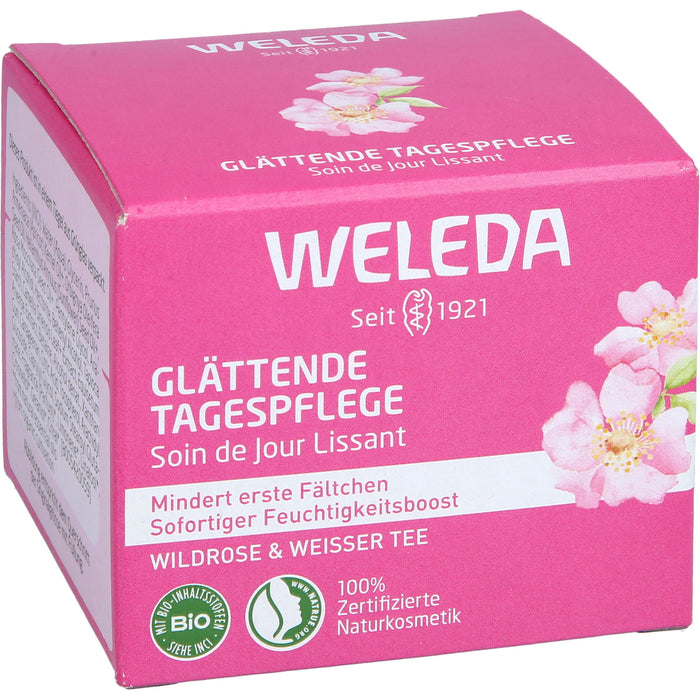 WELEDA glättende Tagespflege Wildrose & Weißer Tee mindert erste Fältchen, 40 ml Creme