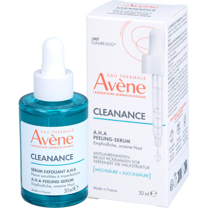 Avène Cleanance A.H.A Peeling-Serum für empfindliche, unreine Haut, 30 ml Lösung