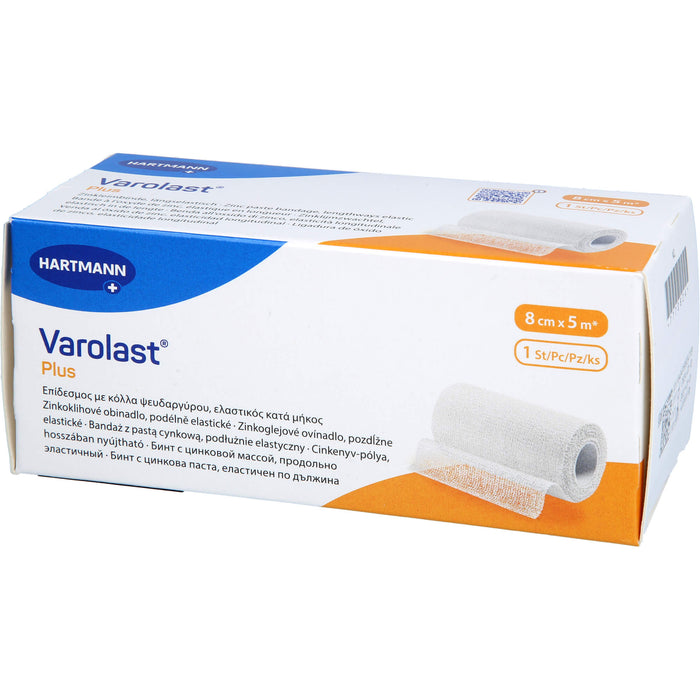 Varolast Plus 8 cm x 5 m Zinkleimbinde, 1 pc Paquet