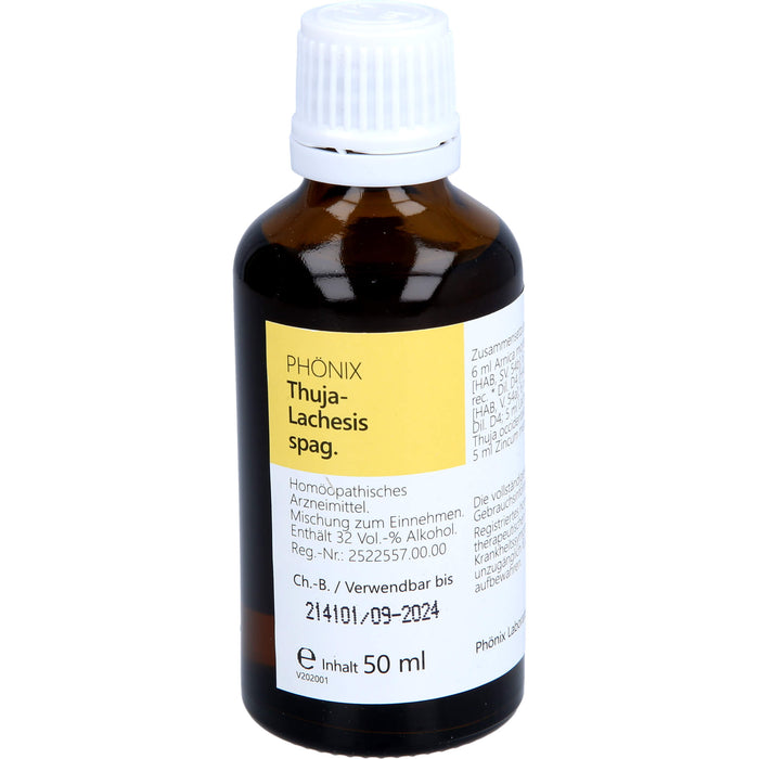 PHÖNIX Thuja-Lachesis spag. Tropfen, 50 ml Solution