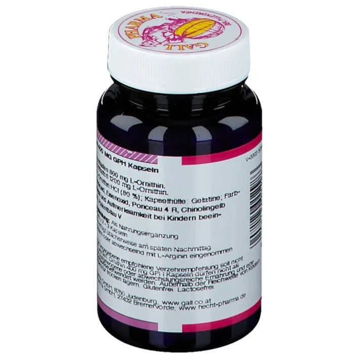 GALL PHARMA Ornithin 400 mg GPH Kapseln, 60 pc Capsules
