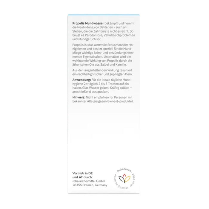 Bakanasan Propolis Mundwas, 50 ml MUW