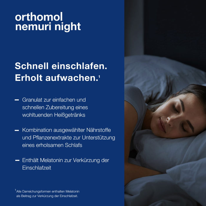 Orthomol Nemuri night (Heißgetränk-Granulat), 30 St. Tagesportionen
