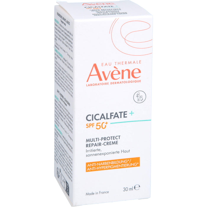 Avène Cicalfate Multi-Protect Repair-Creme SPF 50+ bei irritierter, sonnenexponierter Haut, 30 ml Crème