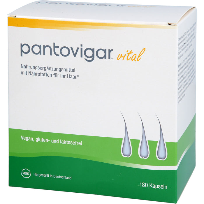Pantovigar vital Kapseln für normales Haarwachstum, 180 pc Capsules