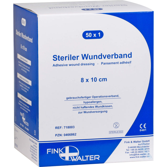 Steriler Wundverband 8cmx10cm, 50 St VER