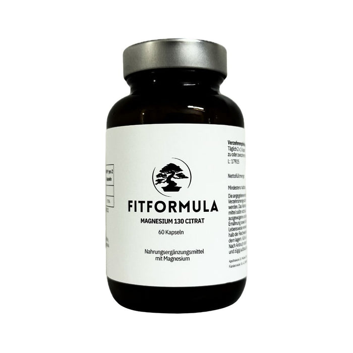 FitFormula Magnesium 130 Citrat Kapseln, 60 St. Kapseln