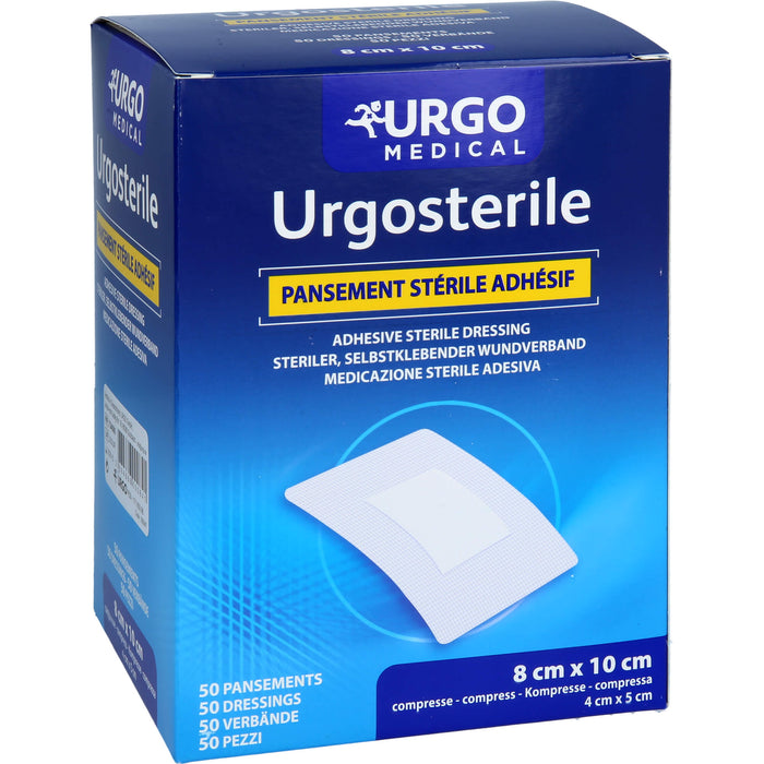 Urgosterile steriler, selbstklebender Wundverband 10 cm x 8 cm, 50 pcs. Patch