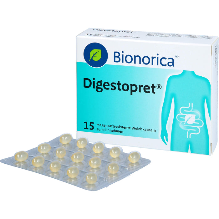 Digestopret Weichkapseln bei Darmbeschwerden, 15 pcs. Capsules