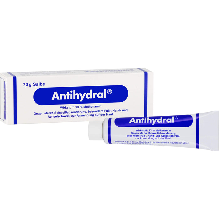 Antihydral, 130 mg/g Methenamin, Salbe zur Anwendung auf der Haut, 70 g Ointment