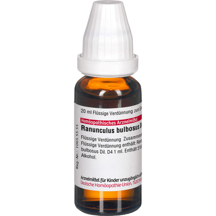 DHU Ranunculus bulbosus D4 Dilution, 20 ml Solution