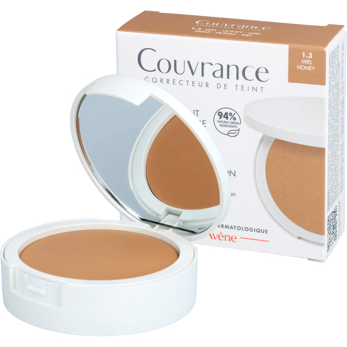 Avène Couvrance Kompakt Creme-Make-Up Honig 1.3 mit LSF 30, 8.5 g Cream