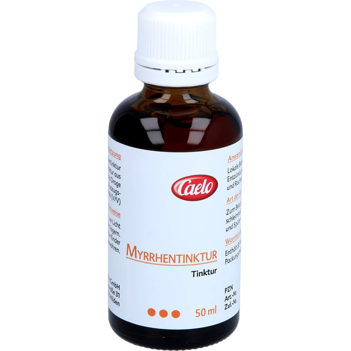 Caelo Myrrhentinktur bei leichten Entzündungen im Mundraum, 50 ml Solution