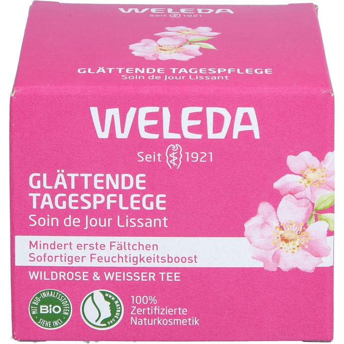 WELEDA glättende Tagespflege Wildrose & Weißer Tee mindert erste Fältchen, 40 ml Creme