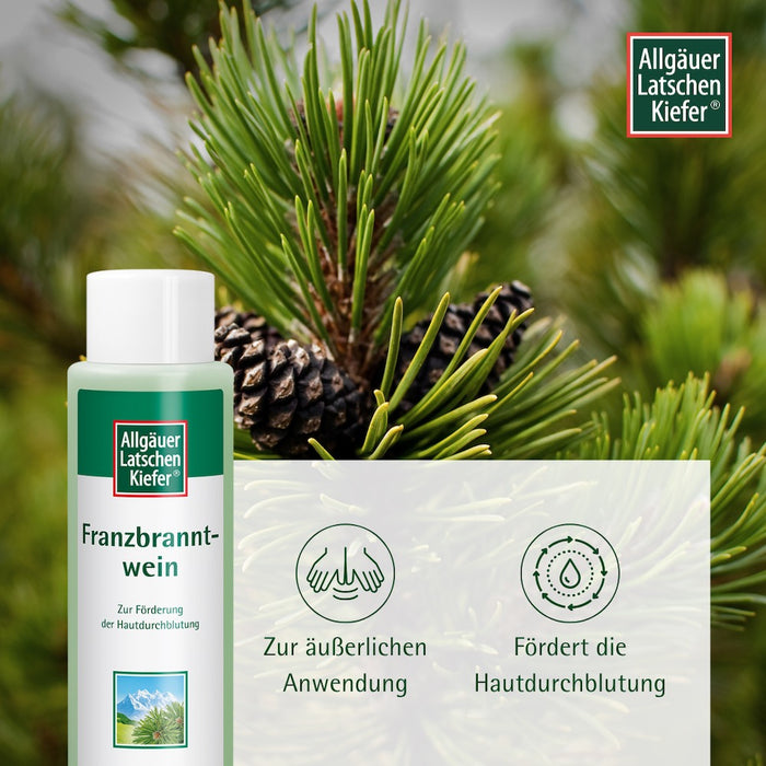 Allgäuer Latschenkiefer Franzbranntwein, 500 ml Solution
