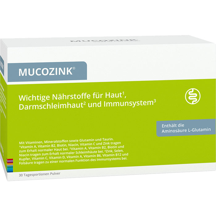 MUCOZINK Tagesportionen Pulver für Haut und Darmschleimhaut, 30 St. Beutel