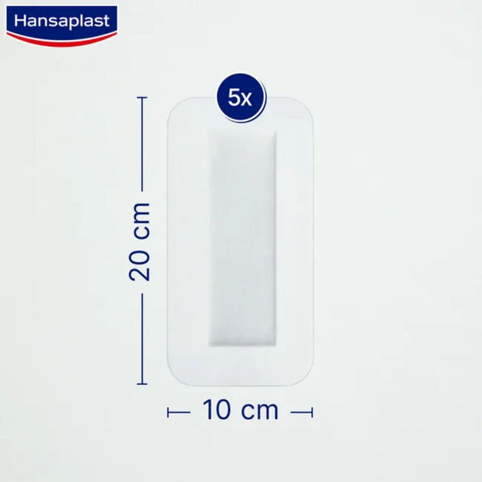 Hansaplast Aqua Protect 4XL Wundpflaster 10 x 20 cm, 5 St. Pflaster