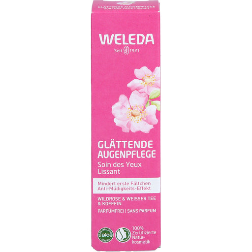 WELEDA glättende Augenpflege Wildrose & Weißer Tee mindert erste Fältchen, 12 ml Creme