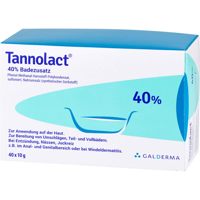 Tannolact 40% Badezusatz Pulver, 40 pcs. Sachets