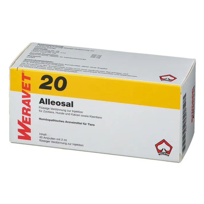 WERAVET 20 Alleosal vet Ampullen, 80 ml Solution