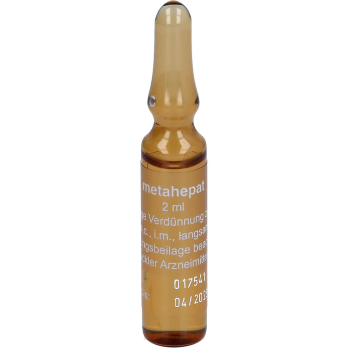 Metahepat flüssige Verdünnung bei Erkrankungen der Verdauungsorgane, 5 pcs. Ampoules