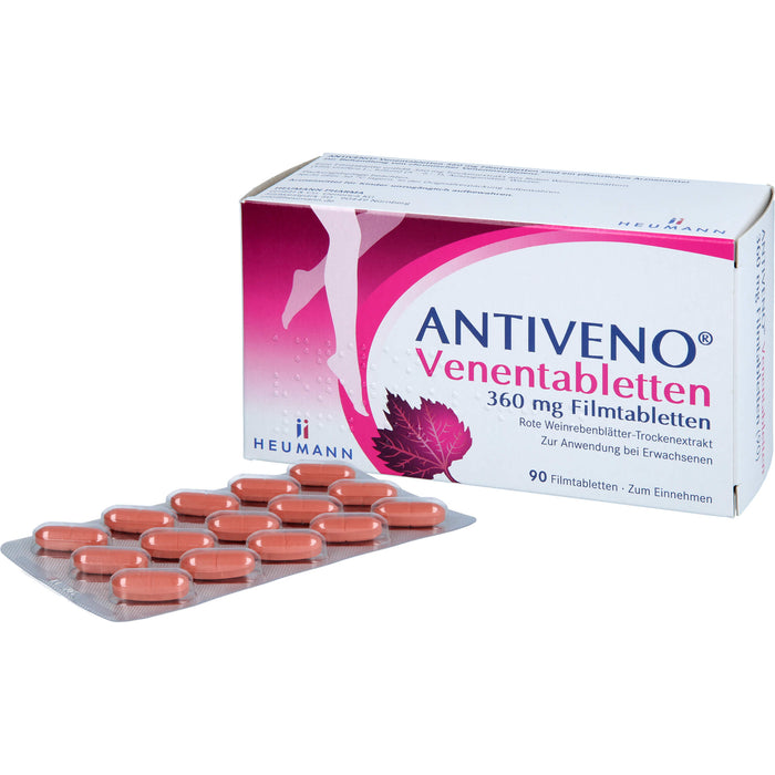 ANTIVENO Venentabletten 360 mg Filmtabletten, 90 pcs. Tablets