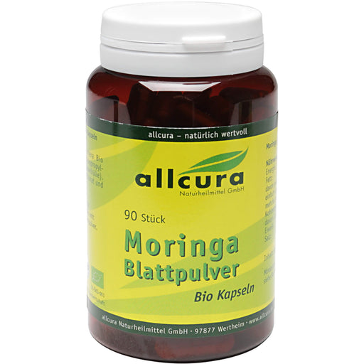 Moringa Blattpulver BIO Kapseln, 90 St KAP