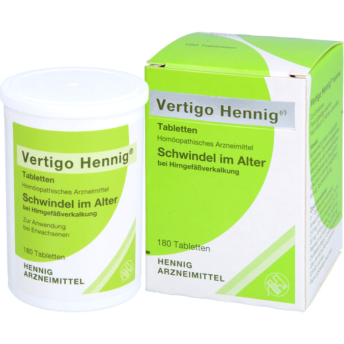Vertigo Hennig Tabletten, 180 pcs. Tablets