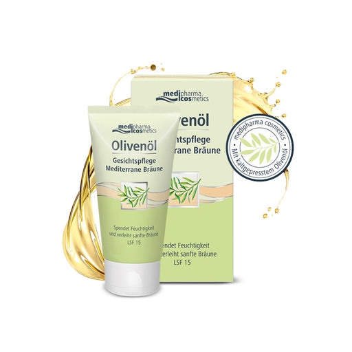 Medipharma Cosmetics Olivenöl Gesichtspflege mediterrane Bräune, 50 ml Creme