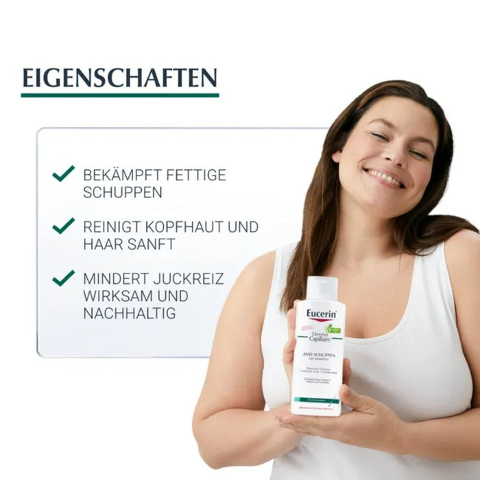 Eucerin Dermo Capillaire Anti-Schuppen Gel Shampoo, 250 ml Shampoing