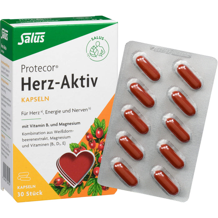 Protecor Herz-Aktiv Kapseln, 30 St KAP