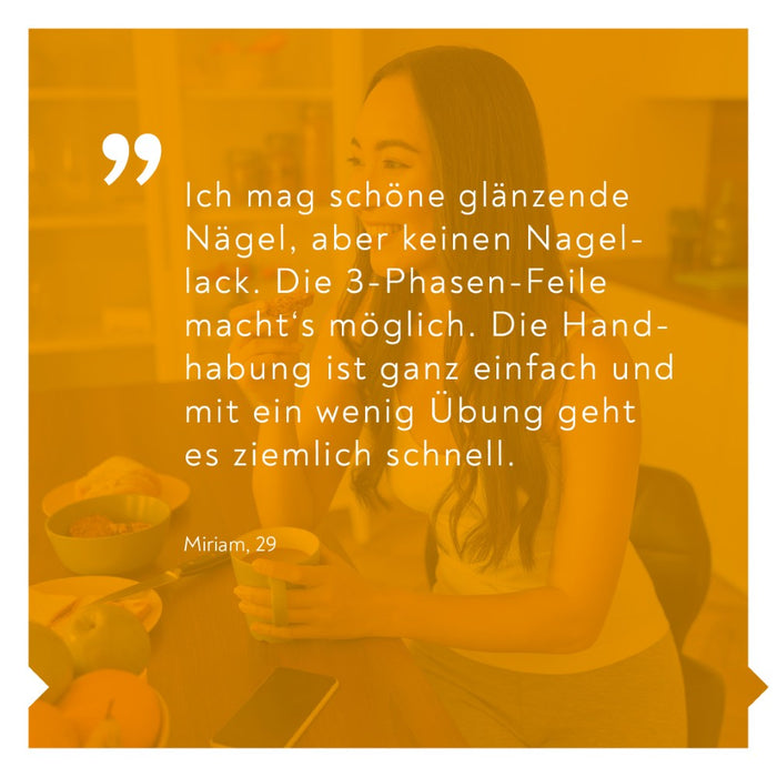 BIO-H-TIN 3-Phasen Nagelpolierfeile, 1 pc Lime