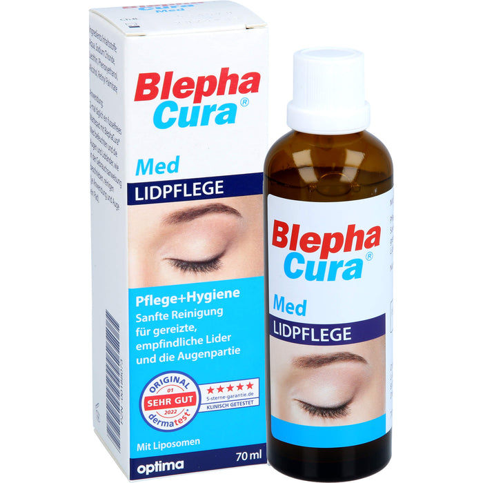BlephaCura Lidhygiene, liposomale Suspension zur Linderung von Lidrandentzündungen und zur täglichen Lidrandpflege, 70 ml Lösung