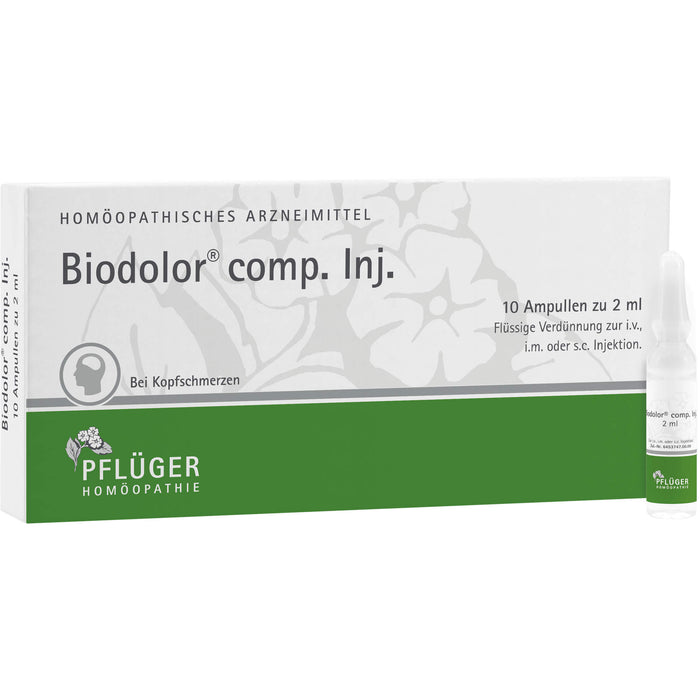 Pflüger Biodolor comp. flüssige Verdünnung bei Kopfschmerzen, 10 ml Lösung