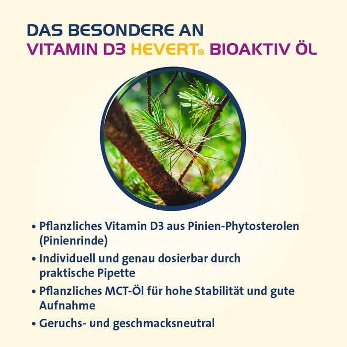 Vitamin D3 Hevert Bioaktiv Öl, 20 ml 