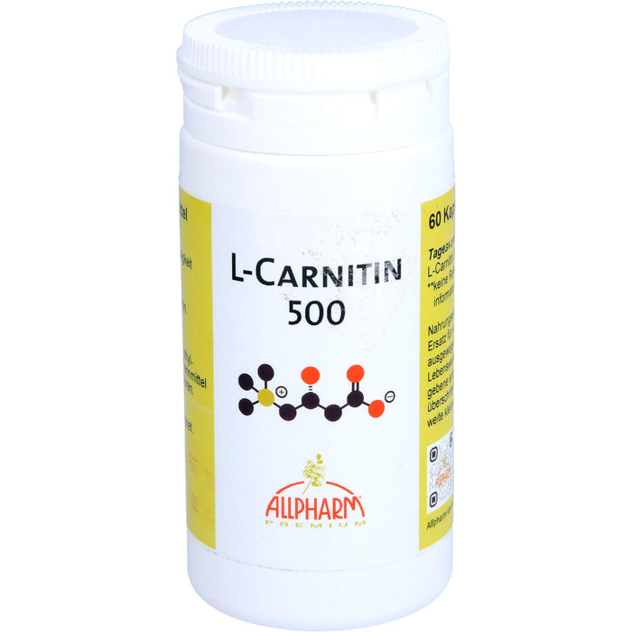 L-Carnitin 500mg Kapseln, 60 St KAP