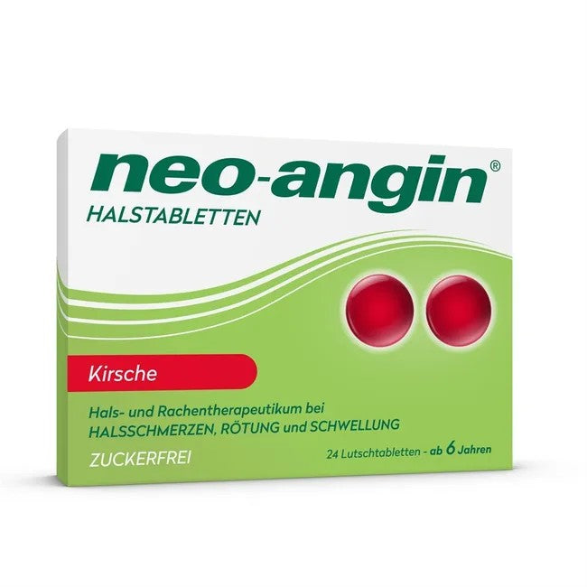 neo-angin Halstabletten Kirsche zuckerfrei, 24 St. Tabletten
