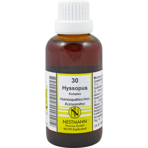 NESTMANN Hyssopus Komplex Nr. 30 flüssige Verdünnung, 50 ml Lösung