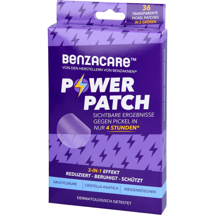 BENZACARE Power Patch gegen Pickel in nur 4 Stunden, 36 pcs. Patch