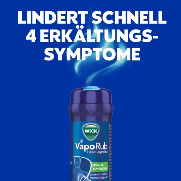 WICK VapoRub Erkältungssalbe im Stick zur Linderung von Erkältungssymptomen, 35 g Crème