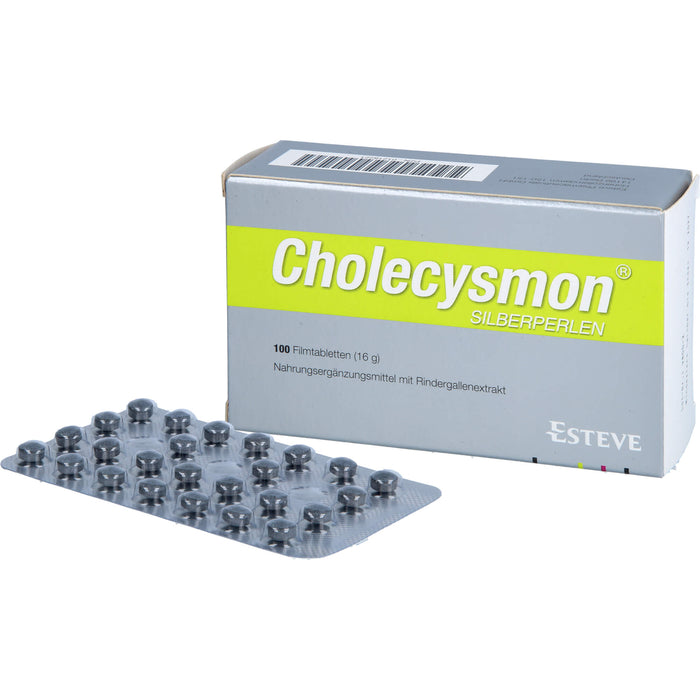 Cholecysmon Silberperlen nach fettem Essen Filmtabletten, 100 St. Tabletten