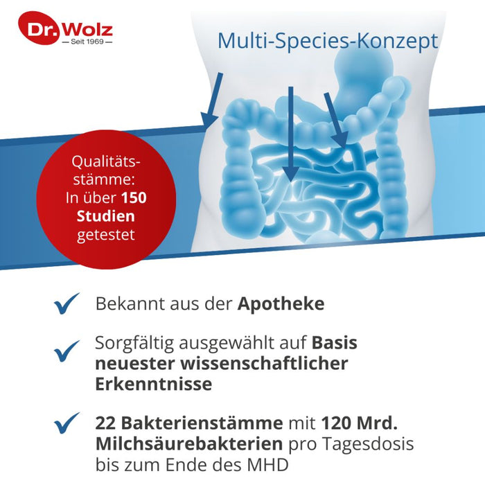 Dr. Wolz Darmflora plus select intens Kapseln, 40 pc Capsules