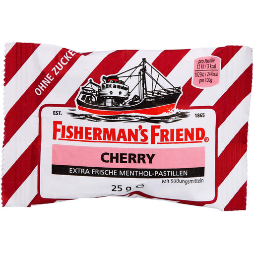FISHERMANS FRIEND CHERRY OHNE ZUCKER, 25 g PAS