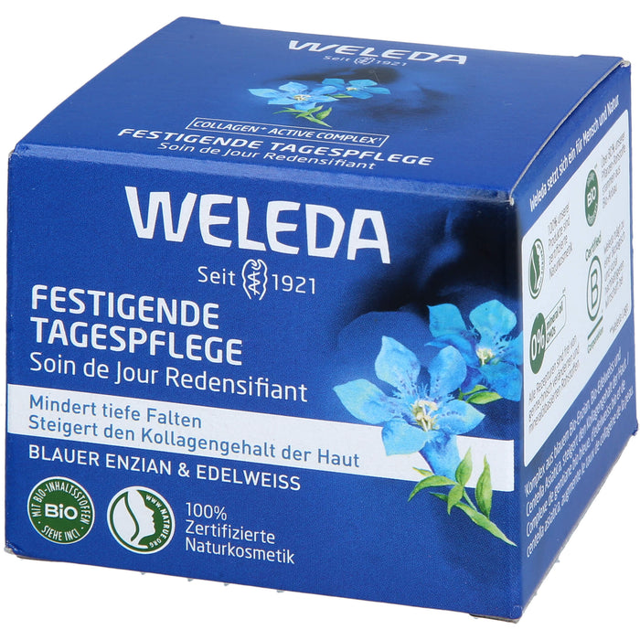 WELEDA festigende Tagespflege mindert tiefe Falten und steigert den Kollagengehalt der Haut, 40 ml Crème