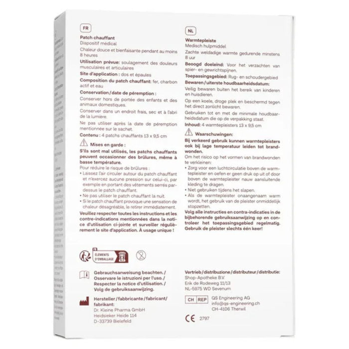 Redcare Wärmepflaster, 4 pc Pansement