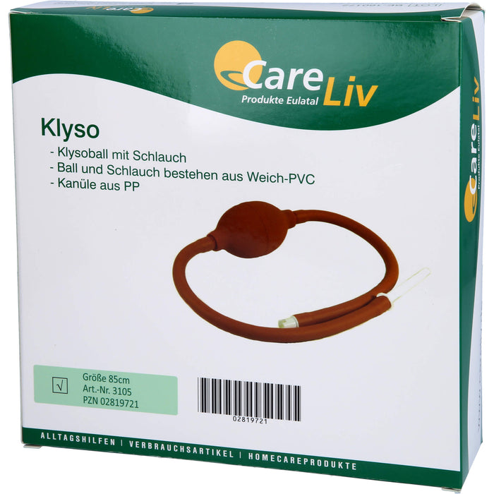 Klyso Komplett 85cm Schlauch und Kanüle, 1 St