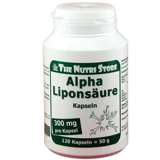 THE NUTRI STORE Alpha Liponsäure 300 mg Kapseln, 120 St. Kapseln